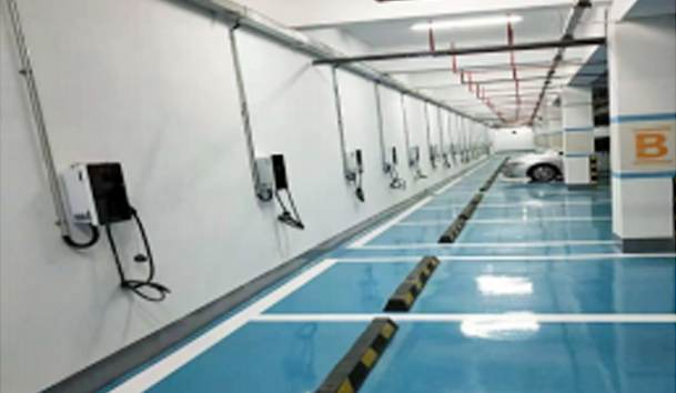 碧海灣碧海君庭充電站7KW交流充電樁項目案例