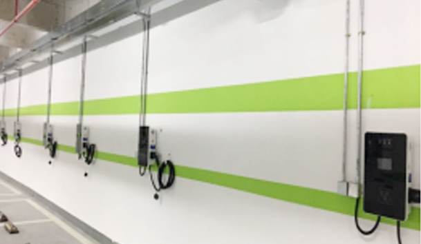 康利城充電站7KW交流樁項目案例