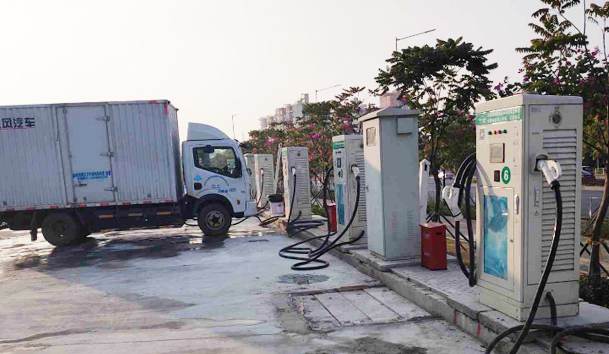 光明新區(qū)馬田街道周家大道好馬充馬田充電站240kw120kw直流樁項目