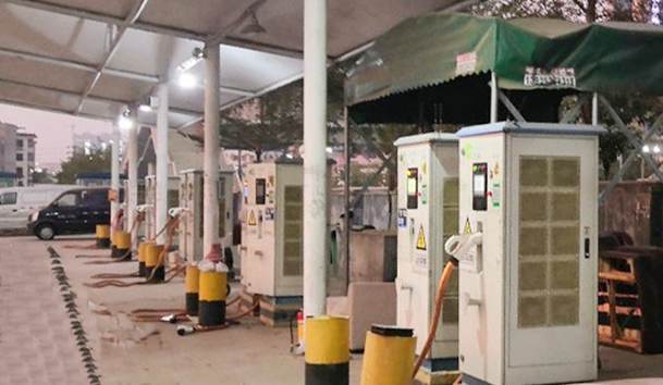 華遠平湖充電站120KW充電樁項目案例